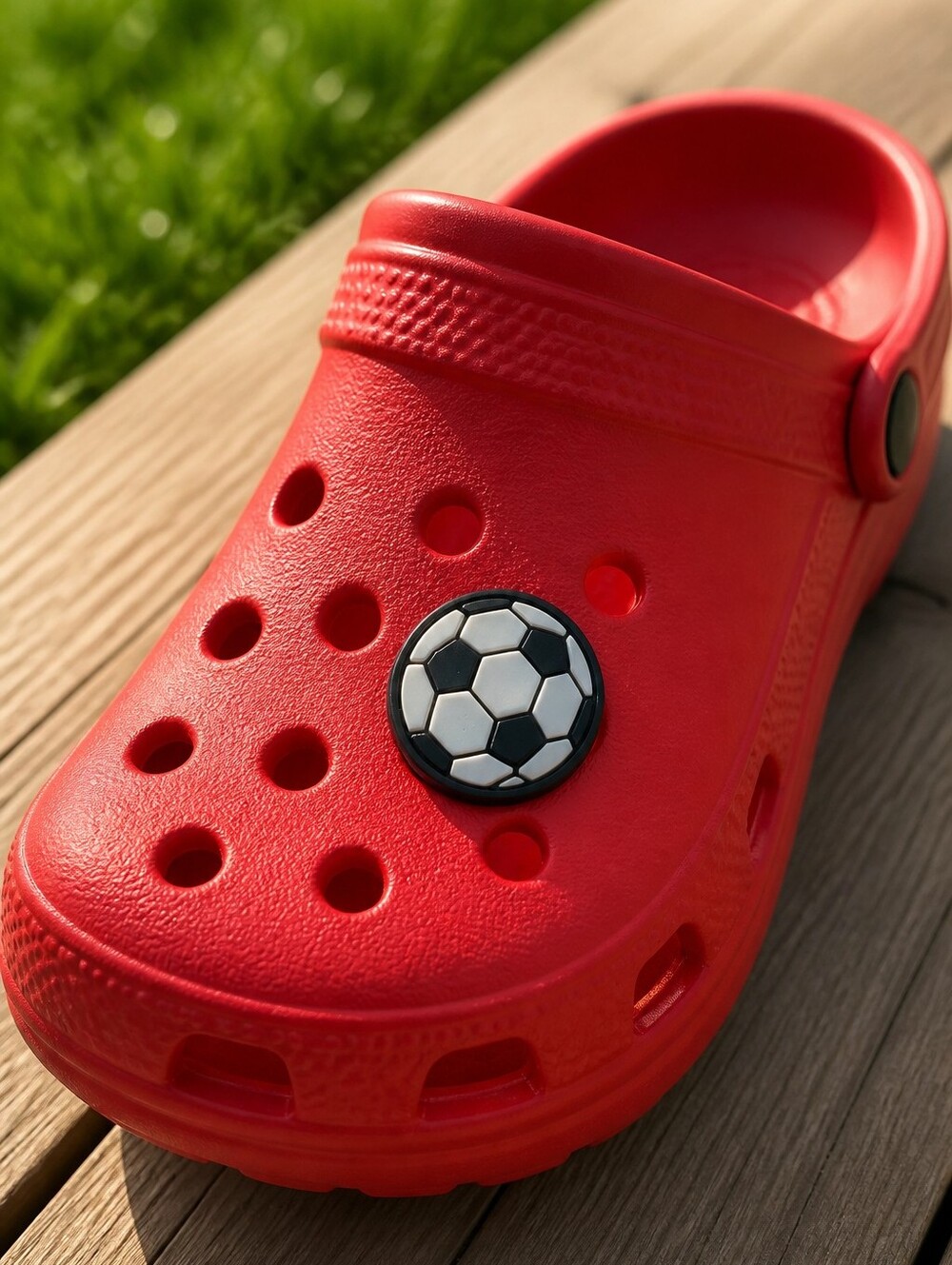 6/$20 Soccer Mom ⚽️ Ball 🌟 Rubber Shoe Charms Shoe Jewelry ✨️Football World Cup